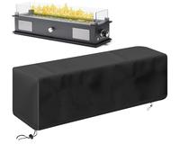 Yaztauho Housse pour Feu de Camp,Housse Rectangulaire Pour Table À Feu | Résistant Aux Déchirures De Rangement Protection Temps Avec Cordon De Serrage Pour Extérieur Jardin Camping Arrière Cour Pique