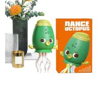 Yaztauho Jouet Dansant | Poulpe Électrique Rampant | Figure Animale Anti-Collision Amusement Lumineux Apaisant pour La Maternelle L Anniversaire Le Préscolaire Les Tout Petits Et La