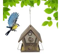 Yaztauho Mangeoire Oiseaux Anti Écureuils | Mangeoire à Oiseaux en Treillis Métallique avec Anti écureuil - Station pour Pinsons Observation de la Faune et de la Nature dans Jardin Cour Terrasse