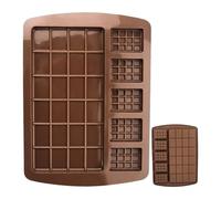 Yaztauho Moule À Barres Chocolat,Moule À Bonbons Silicone Profonde Anti-Adhésif | Outil Portable Pâtisserie pour Saint-Valentin Noël Mariage Fêtes