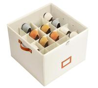 Yaztauho Rangement pour Chaussures,Bac Portable Empilable Avec Séparateur Pour Jouets D'| Rangement De Chaussures - Pour Couloir Dortoir Université Appartement Vestibule Garage Chambre