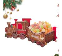 Yaztauho Train de Noël | Conteneur De Noël - Train pour Les Cadeaux de Bas - pour Le Remplissage des Bas Les Bonbons Les Fêtes l'anniversaire Les La Cheminée L'Entrée sous Le