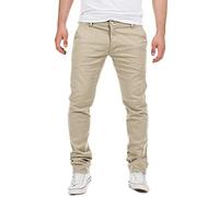Yazubi - Pantalon Chino pour Homme Dustin - Pantalon Chino pour Hommes - Pantalon en Coton, Beige (Plaza Taupe 161105), W32/L34