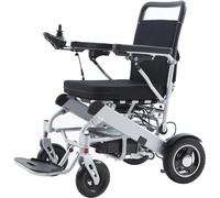 YAZURI Fauteuil Roulant électrique Intelligent - Fauteuil Roulant Adulte léger et Pliable à Un Bouton (Frein à système électromagnétique) Durée de Vie de la Batterie de 40 km