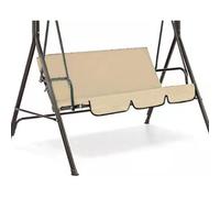 YAZVNTO Housse Balancelle Jardin pour Garden Bench Swing 190T Imperméable Protection Siège de Balançoire Extérieure Résistante à la Pluie,Beige Style