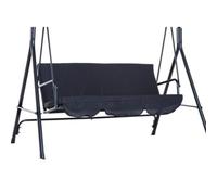 YAZVNTO Housse Balancelle Jardin pour Garden Bench Swing 190T Imperméable Protection Siège de Balançoire Extérieure Résistante à la Pluie,Black Style