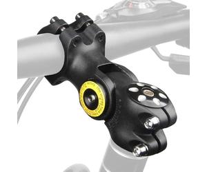 YAZVNTO Potence de Vélo Réglable pour BH GravelX Fourche 28,6 mm 31,8 mm Guidon Potence Guidon Vélo en Alliage d'Aluminium Multi-Angle