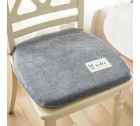 YAZWRJLM Lot De 6 Galette De Chaise avec Attaches, Coussin De Chaise De Cuisine Lavable,Coussin pour Chaise De D'Interieur,Coussins D'assise Déhoussables Rembourrage 4.5 Cm(#3,36x38x4cm(6pcs))