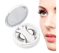 YAZWUR 1 paire de cils magnétiques réutilisables avec applicateur, sans colle ni eyeliner, faciles à appliquer et à retirer