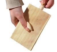 YAZWUR 1 Pcs Planche de Gnocchis en Bois, Outil Traditionnel pour Pâtes et Gnocchis Italiens