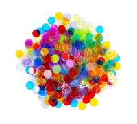 YAZWUR 100 pièces Ensemble Bingo Magnétique - Jetons en métal, marqueurs en plastique, éducatif pour mathématiques, comptage, recherche scientifique, kit STEM, soirées jeux en famille (Multicolore)