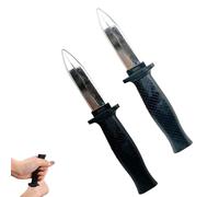 YAZWUR Couteaux de Tour de Magie Disparaissants 2 Pièces, Lames Rétractables, Faux Factices en Plastique, Poignards, Article de Farce et Attrape Adulte, Pour Enfants, Poisson d'Avril, Style Classique