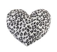 YB-FCJKPA Heart-Shaped Leopard Pillow with PP Cotton Filling, Animals Throw Pillows Pouf Cushions for Home Decor (A)