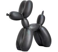 YB&GQ Grande Chien Ballon Sculpture par Jeff Koons,résine Bureau Domicile Decor Moderne Ornements Artisanat Mignon d'art Créatif Cadeau pour Enfants Office Domicile Noir-b 20x19x7.5cm(8x7x3inch)