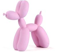 YB&GQ Mini Chien Ballon Sculpture par Jeff Koons,résine Bureau Domicile Decor Moderne Ornements Artisanat Mignon d'art Créatif Cadeau pour Enfants Office Domicile Rose 5.1x2x4.2cm(2x1x2inch)