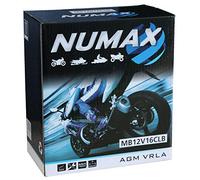 YB16 MB12V16CLB) Sealed Numax MotorBatterie Moto NTS16CLB