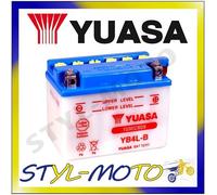 YB4L-B Batterie Originale Yuasa Au Plomb Derbi DRD 50R Black Devil Édition 2005