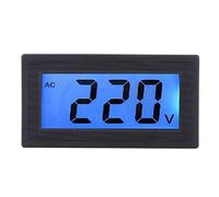 YB5135DB AC Voltage Meter Digital LCD Display Two Wire Panel Meter High Accuracy Wide Range 80 500V for Electrical Testing ABS Black 78x42x26mm