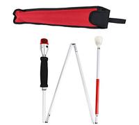 YBAAKZIIR Canne pour Aveugle， Canne Pliante for aveugles avec Alarme vocale sonore et visuelle Canne Pliante Canne de Marche Portable for malvoyants