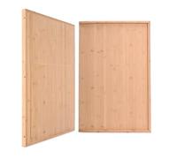 ybaymy Planche à découper en bois extra large 70 x 45 x 2,5 cm - Planche à découper réversible pour cuisine - Grand plateau à découper avec rainure pour jus - Pour viande, légumes, fromages, pain