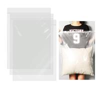 YBCCBY 20 Pièces Sacs Zipper Voyage, Sachets Transparent, Sacs Refermables, Sacs Zipper Étanches pour Costume et Pantalon