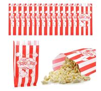 YBCCBY 200PCS Boite Pop Corn, Sacs Popcorn Sachet à Pop Corn Boîtes de Nourriture de Seau de Pop-Corn Sac Papier Pop Corn Classique Pot à Pop Corn pour Anniversaire, Théâtre, Cinéma, Soirées Cinéma