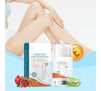 YbD095 Stylo à friction pour les plaies de cuisse avec formule hydratante contre les frottements et les irritations pour un confort tout au long de la journée (blanc, 3,7 x 3,7 x 7,5 cm)