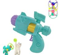 YBDADOEH Lanceur de Disque Lumineux for Chat, Jouet à rapporter avec hélices Volantes colorées, Jouet interactif de Suivi for Chats, for la Chasse en intérieur et en extérieur.(Blue)
