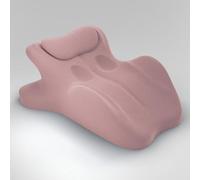 YBDADOEH Oreiller de Couple - Cale Ergonomique à 27° for l'intimité, Oreiller de Soutien en Mousse à mémoire de Forme for Le Bas du Dos, Les Hanches et Le Cou for Couples, Adultes,(Pink)