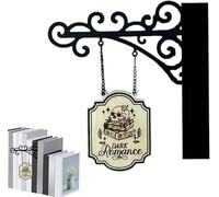 YBDADOEH Panneaux de Livres for étagère,étiquettes d'étagère de Genre avec Supports de Suspension.Séparateur de Livres de bibliothèque,s'adapte aux Divers Besoins d'affichage d'étagère(C)