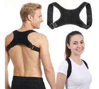 YBEATY Correcteur de posture - Support dorsal réglable et confortable - Léger et respirant - Soutien pour homme et femme - Soutien lombaire - Épaules - Clavicule - Soulage les maux de dos