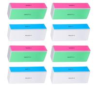 YBEATY Lot de 8 blocs de polissage pour ongles Manicare - Lime à ongles 4 voies - Limes à ongles - Pour façonner, lisser et polir les ongles