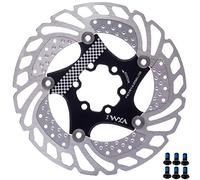 YBEKI Disque Frein Flottant Haute Performance 140-203mm | Noyau 7075-T6 Aviation + Acier Chirurgical 316L | Compatible Shimano XT/SRAM G2 (VTT/Route) | Dissipation Thermique -30°C | Homologation UCI