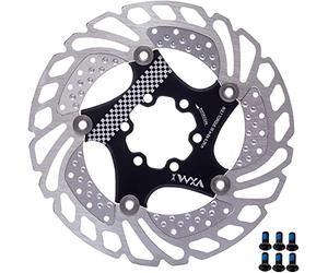 YBEKI Disque Frein Flottant Haute Performance 140-203mm | Noyau 7075-T6 Aviation + Acier Chirurgical 316L | Compatible Shimano XT/SRAM G2 (VTT/Route) | Dissipation Thermique -30°C | Homologation UCI