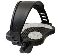YBEKI Pédales pour Vélo d'Appartement Premium avec Sangles - Axe 9/16" (14,3 mm) & 1/2" (12,7 mm) - Compatibilité Universelle avec Peloton, Schwinn - Pédales de Fitness & Cycling Indoor