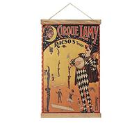 YBEL Cintres magnétiques vintage de cirque pour affiche, décoration murale en tissu, peinture à suspendre, kit de cadre pour salon