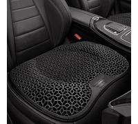 YBERLAOBAN 1 Pièce Coussin de Siège pour VW Taos SUV 2024 2025, Respirant Ergonomique Antidérapant, Confort Frais Été Soulagement Douleur Dos Gel TPE,Black