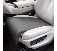 YBERLAOBAN 1 Pièce Coussin D'Extension de Siège pour Kia EV9 EV9 GT-Line 2024 2025, Jambe Soutien Oreiller Cuir Respirant Accessoires de Confort Intérieur Soulage Fatigue,Black