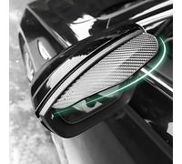 YBERLAOBAN 2 Pièces Rétroviseur Pare-Pluie pour Peugeot 2008 II P24 2020-2025, Visière Imperméable à l'eau en Fibre de Carbone Couverture de Pluie