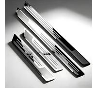 YBERLAOBAN 4 Pièces Seuil de Porte pour Mazda CX-80 AB 2024, Protection de Seuil Acier Inoxydable Accessoire de Voiture Protection de Bordure