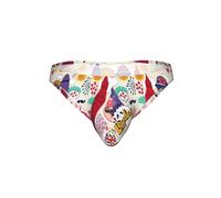 YBGHDAA Journal scolaire en anglais imprimé taille basse pour homme, culotte sexy à poche bombée, culotte extensible douce pour homme, Noir , XL