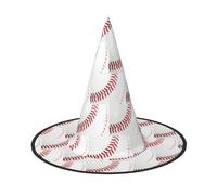 YBGHDAA Lot de 2 chapeaux de sorcière de baseball en dentelle avec impression gros plan pour fêtes et jeux de rôle pliables et légers pour cosplay