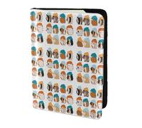 YBGHDAA Porte-passeport avec illustration de cochon d'Inde - Indispensable pour homme et femme - Compatible avec tous les passeports standard, Noir , Taille unique