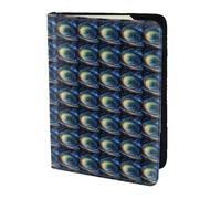 YBGHDAA Porte-passeport imprimé ciel étoilé pour homme et femme Compatible avec tous les passeports standard, Noir , Taille unique