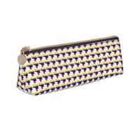 YBGHDAA Trousse à crayons triangulaire avec motif drapeau du Venezuela pour garçons et filles, blanc, Taille unique, Trousse de maquillage