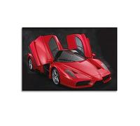 YBHF Poster classique Super voiture pour Ferrari Enzo 2004 - Décoration murale rétro esthétique - 30 x 45 cm - Sans cadre