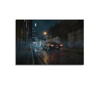 YBHF Poster de voiture de sport classique pour Ford Mustang - Impression d'art mural rétro esthétique - Décoration de chambre ou de bureau - 20 x 30 cm - Style sans cadre