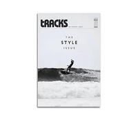 YBHF Poster Surf Surf Noir et Blanc Poster Mural Impression Rétro Esthétique Décoration de Chambre Bureau 20 x 30 cm Sans Cadre