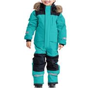 Ybing Combinaison de neige pour enfants en une pièce - Veste de ski unisexe pour enfants - Imperméable - Combinaison de ski - Coupe-vent - Combinaison de neige - Softshell - Capuche avec col en