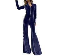 Ybing Pantalon d'été léger pour femme en coton et lin - Couleur unie - Avec taille élastique - Pour tous les jours - Jambes larges - Pantalon de vacances - Pantalon de plage décontracté - Pantalon de